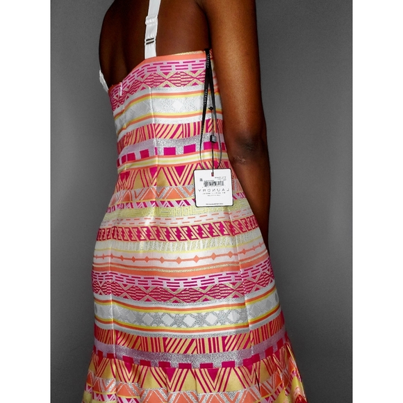 NWT Laundry By Shelli Segal Jacquard Dress - Picture 4 of 6